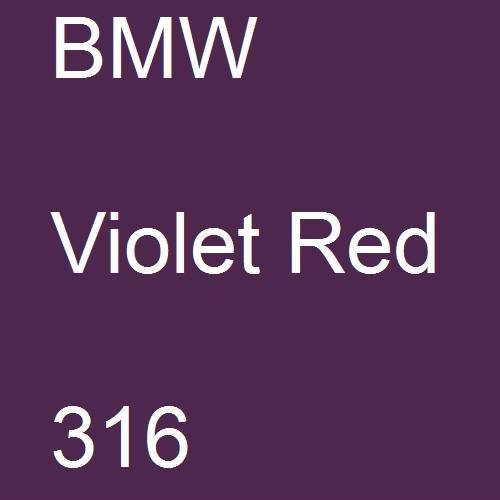 BMW, Violet Red, 316.